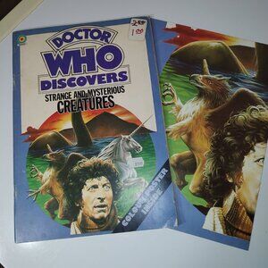 Dr. Who Discovers-Stange and Mysterious Creatures with Colour Poster-Good